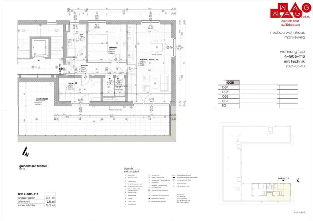 3-Zimmer-Wohnung kaufen in Linz – 78,09 m², € 552.490 – Bild 22 von 22
