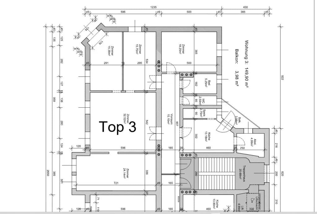 5-Zimmer-Wohnung mieten in Klagenfurt – 149 m², € 1.675 – Bild 16 von 16