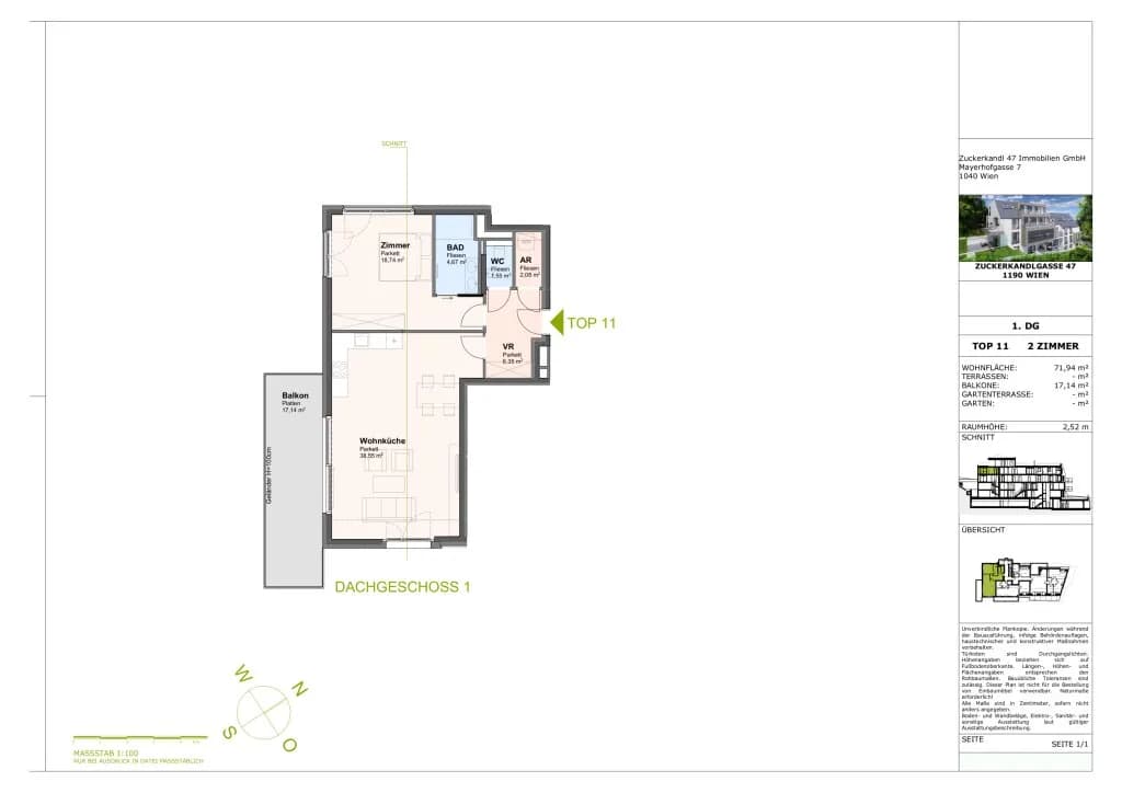 2-Zimmer-Wohnung kaufen in Wien – 71,94 m², € 649.000 – Bild 10 von 10