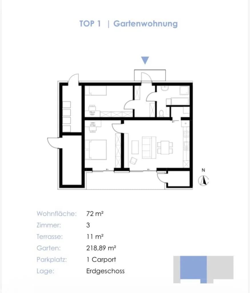3-Zimmer-Wohnung kaufen in Graz – 71,65 m², € 338.000 – Bild 4 von 11