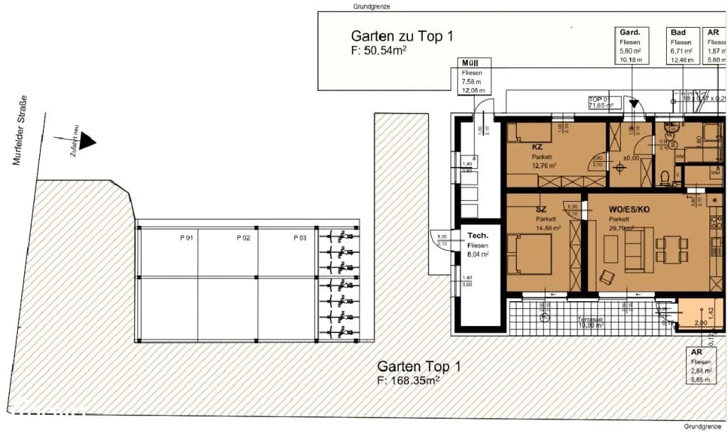 3-Zimmer-Wohnung kaufen in Graz – 71,65 m², € 338.000 – Bild 11 von 11