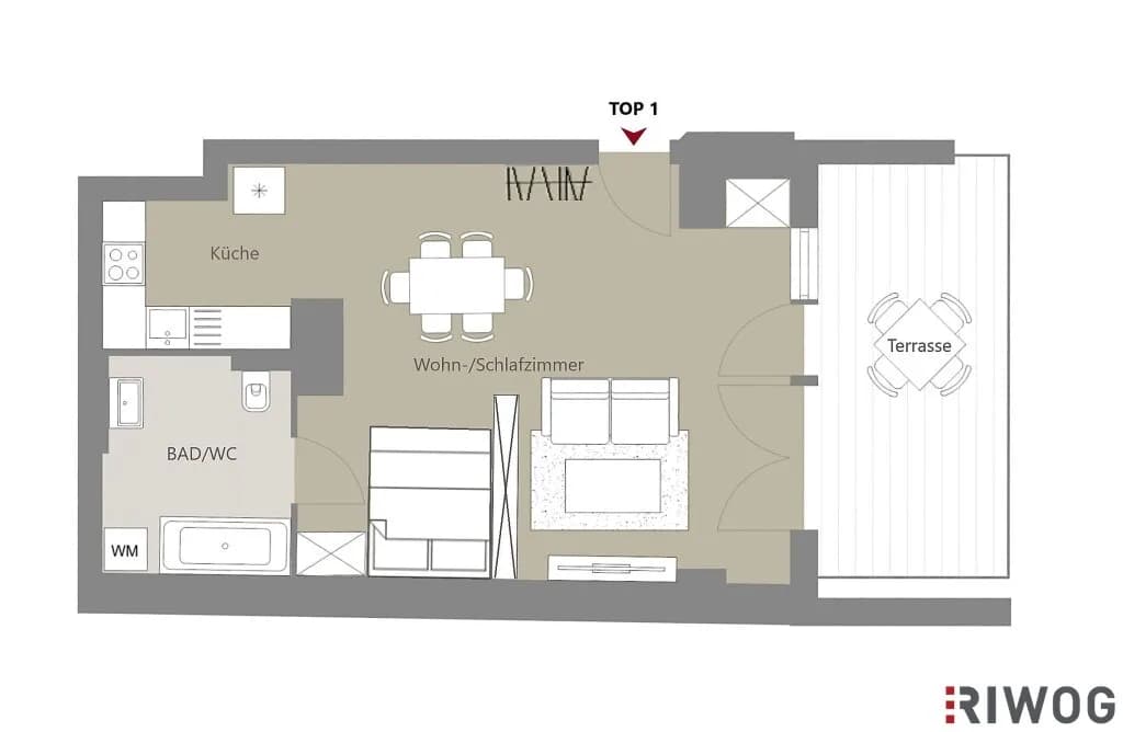 1-Zimmer-Wohnung kaufen in Wien – 41,84 m², € 249.000 – Bild 18 von 18