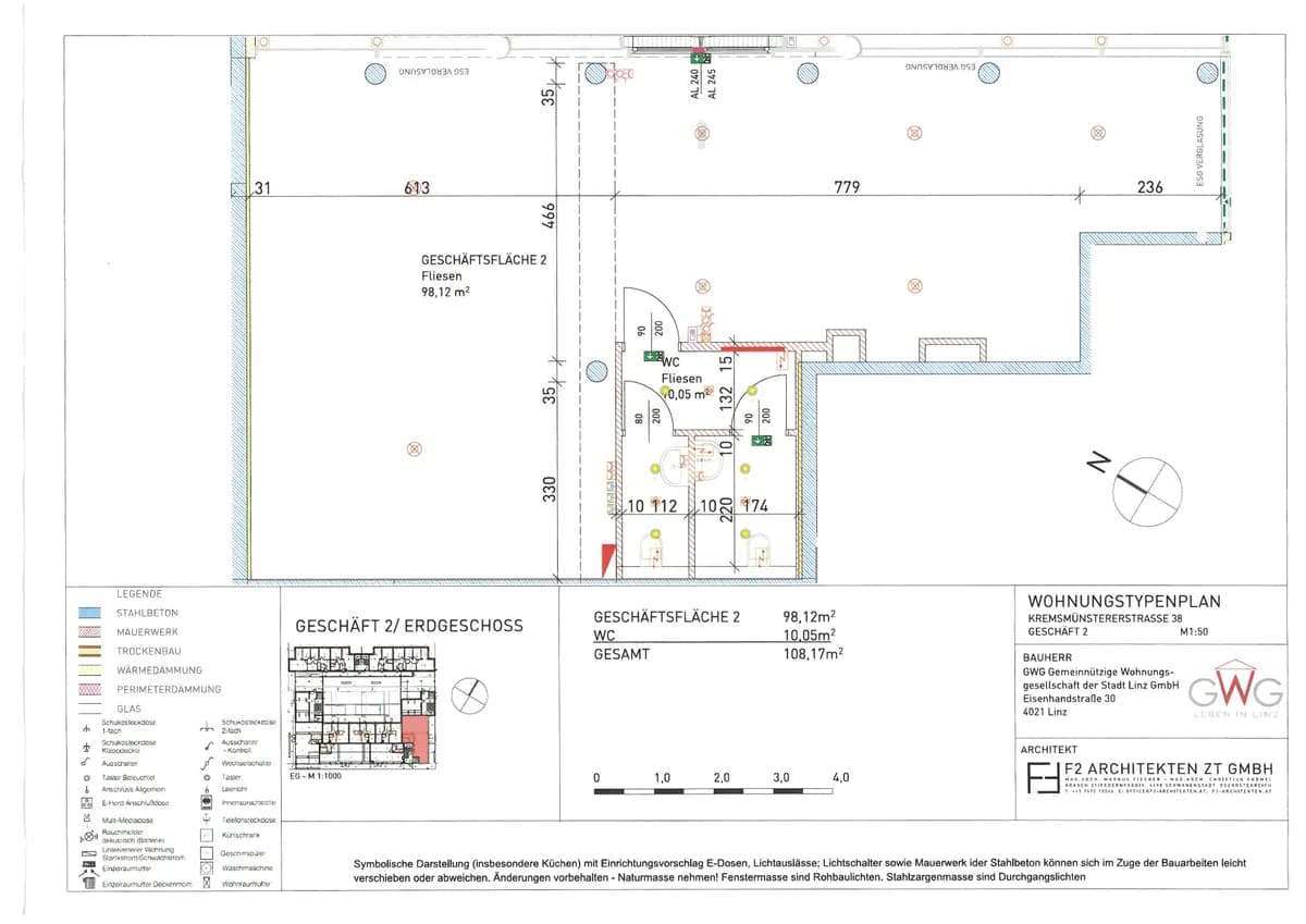 1-Zimmer-Immobilie mieten in Linz – 108,17 m², € 1.641 – Bild 5 von 7