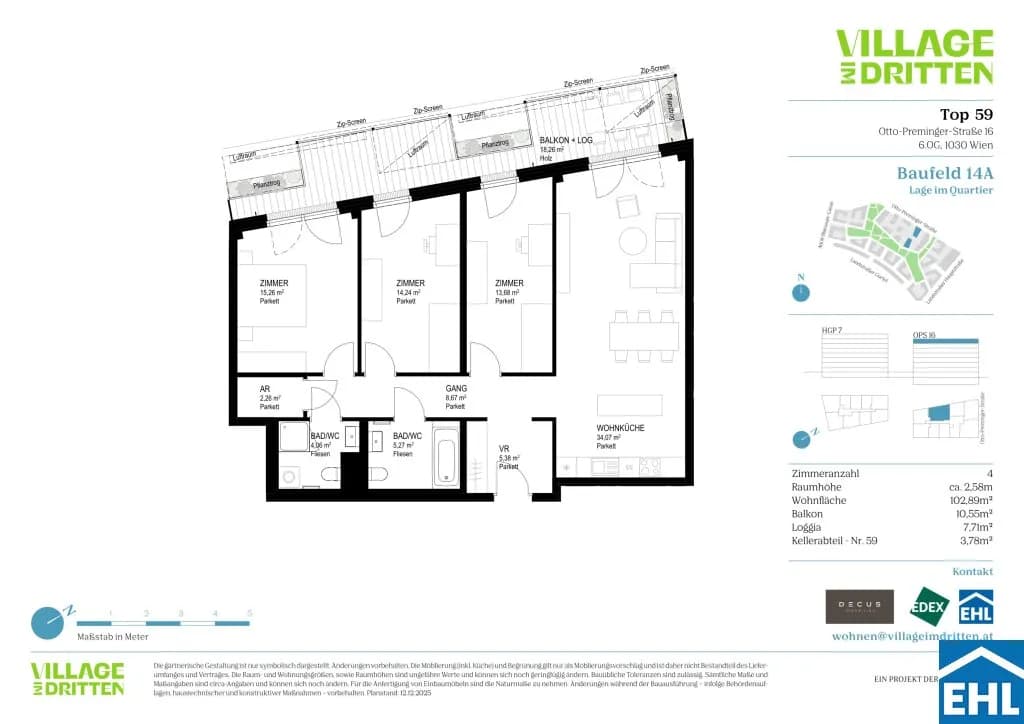 4-Zimmer-Wohnung kaufen in Wien – 102,89 m², € 934.000 – Bild 17 von 17