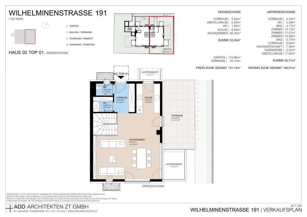 4-Zimmer-Wohnung kaufen in Wien – 146,01 m², € 1.025.000 – Bild 5 von 6