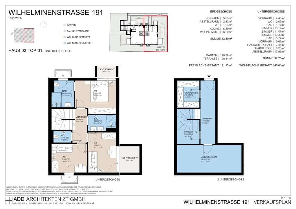 4-Zimmer-Wohnung kaufen in Wien – 146,01 m², € 1.025.000 – Bild 6 von 6