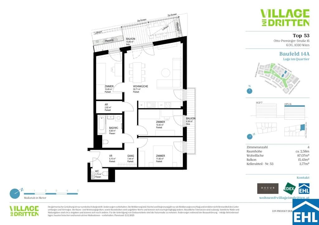 4-Zimmer-Wohnung kaufen in Wien – 87,07 m², € 759.000 – Bild 17 von 17