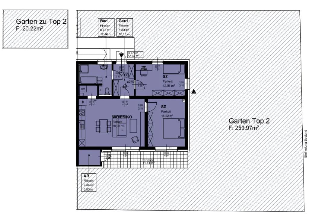 3-Zimmer-Wohnung kaufen in Graz – 72,24 m², € 363.000 – Bild 11 von 11