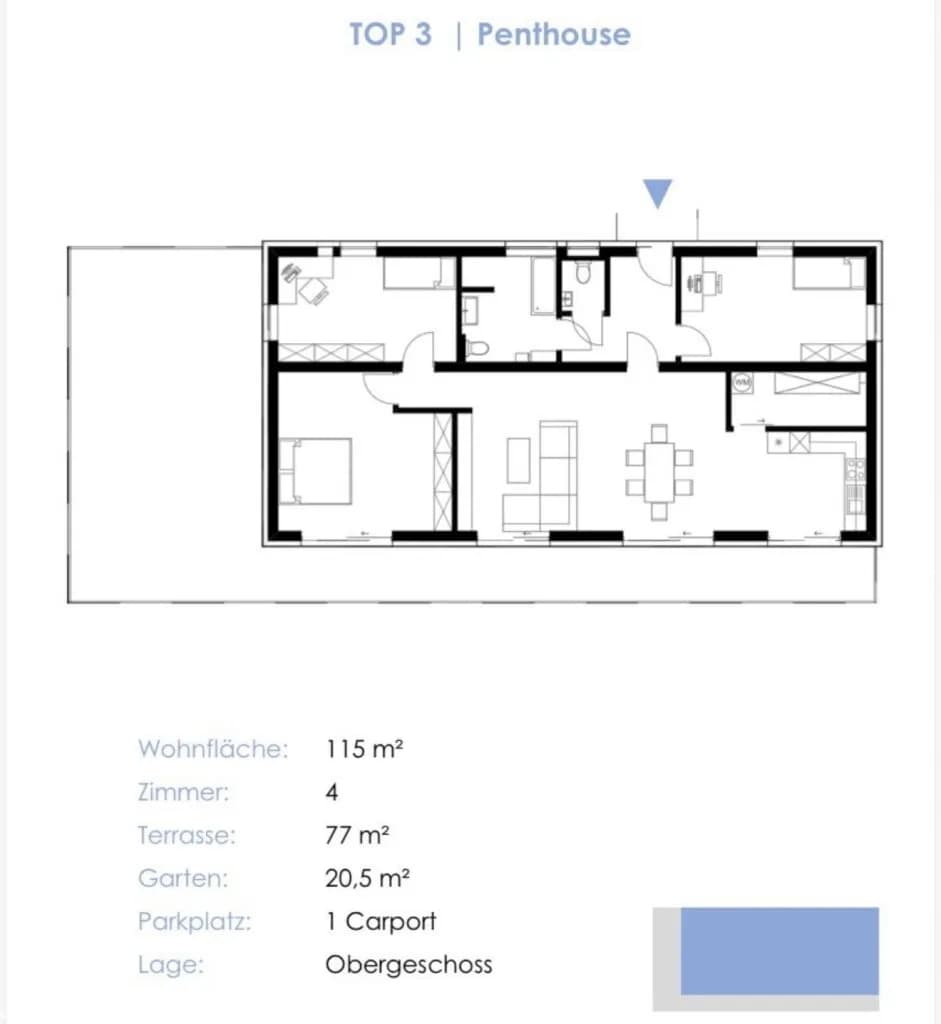 4-Zimmer-Wohnung kaufen in Graz – 115 m², € 746.000 – Bild 7 von 12