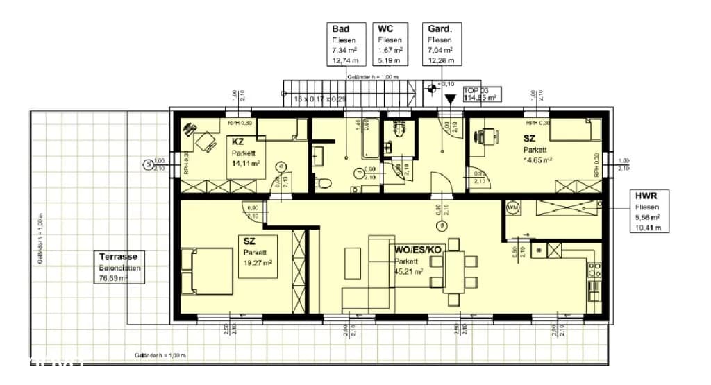 4-Zimmer-Wohnung kaufen in Graz – 115 m², € 746.000 – Bild 12 von 12