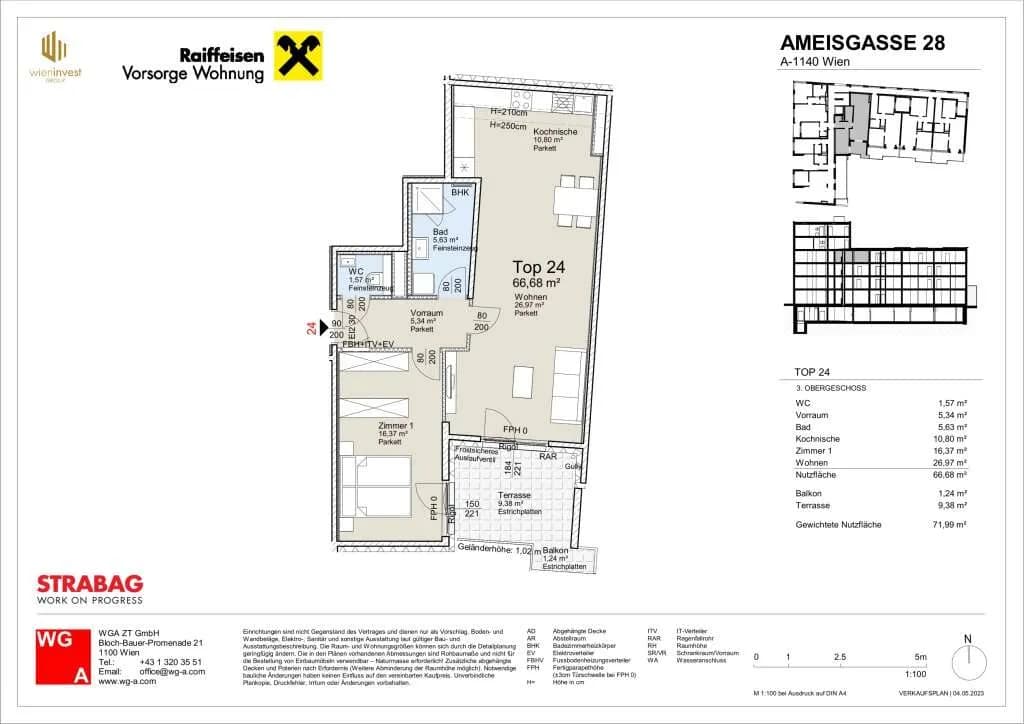 2-Zimmer-Wohnung kaufen in Wien – 66,68 m², € 491.000 – Bild 20 von 20