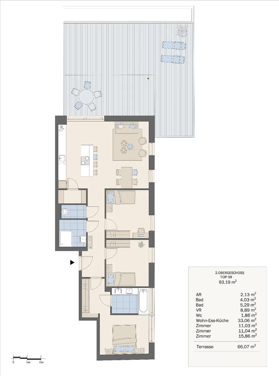 4-Zimmer-Wohnung kaufen in Graz – 93 m², € 649.000 – Bild 8 von 8