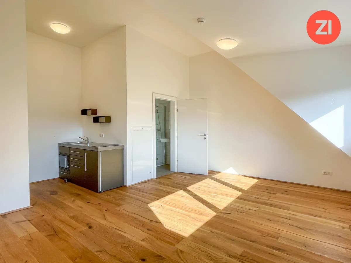 1-Zimmer-Wohnung mieten in Linz – 26,48 m², € 623 – Bild 2 von 5