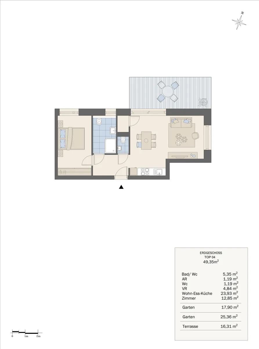 2-Zimmer-Wohnung kaufen in Graz – 48 m², € 267.007 – Bild 10 von 10