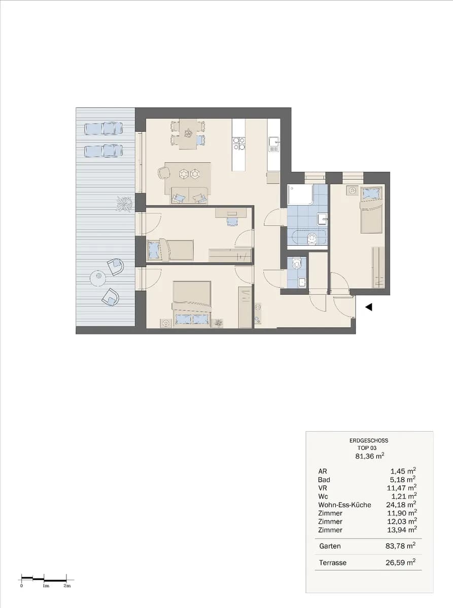 4-Zimmer-Wohnung kaufen in Graz – 79 m², € 449.000 – Bild 7 von 7