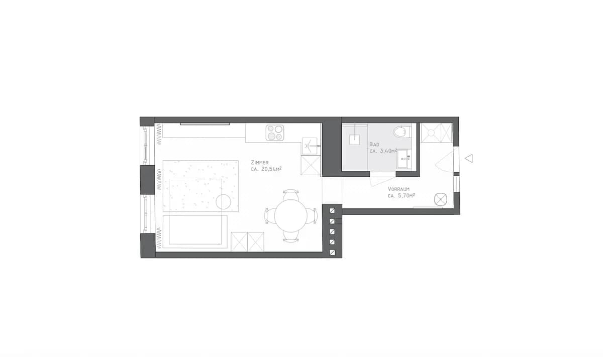 1-Zimmer-Wohnung kaufen in Wien – 28,6 m², € 158.000 – Bild 7 von 7