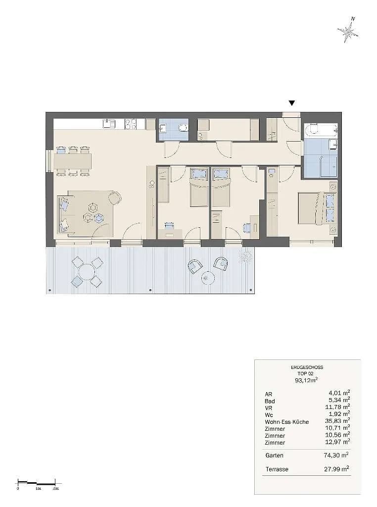 4-Zimmer-Wohnung kaufen in Graz – 93 m², € 540.000 – Bild 7 von 7