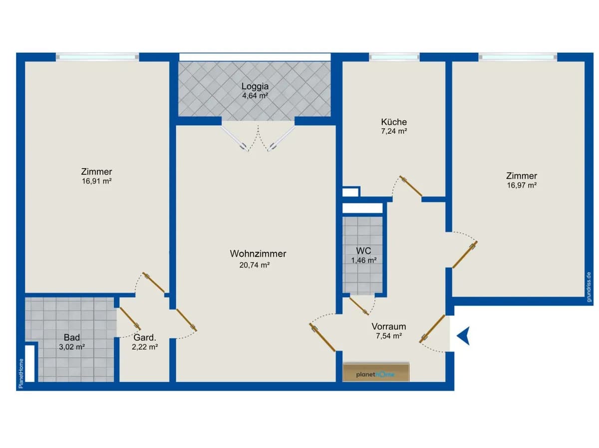 3-Zimmer-Wohnung kaufen in Wien – 80 m², € 335.000 – Bild 12 von 12