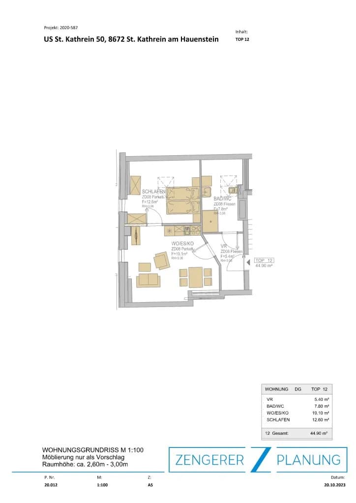 2-Zimmer-Wohnung mieten in Weiz – 44,9 m², € 464 – Bild 21 von 22