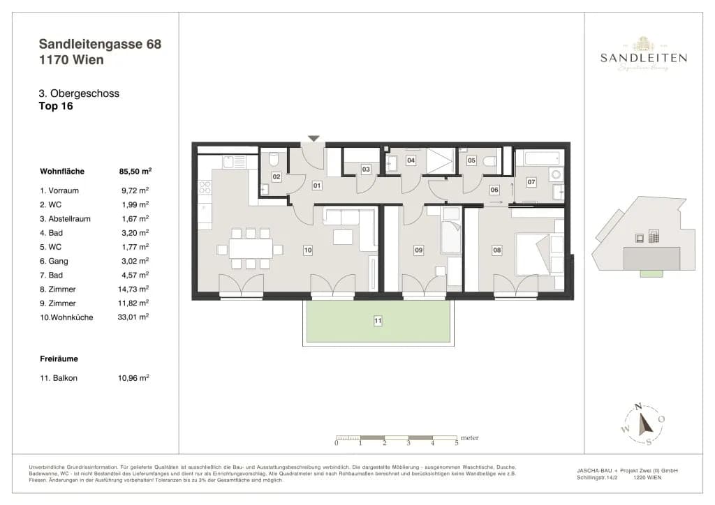 3-Zimmer-Wohnung kaufen in Wien – 85,5 m², € 769.000 – Bild 12 von 12
