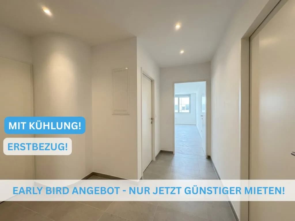 2-Zimmer-Wohnung mieten in Wien – 57 m², € 1.169