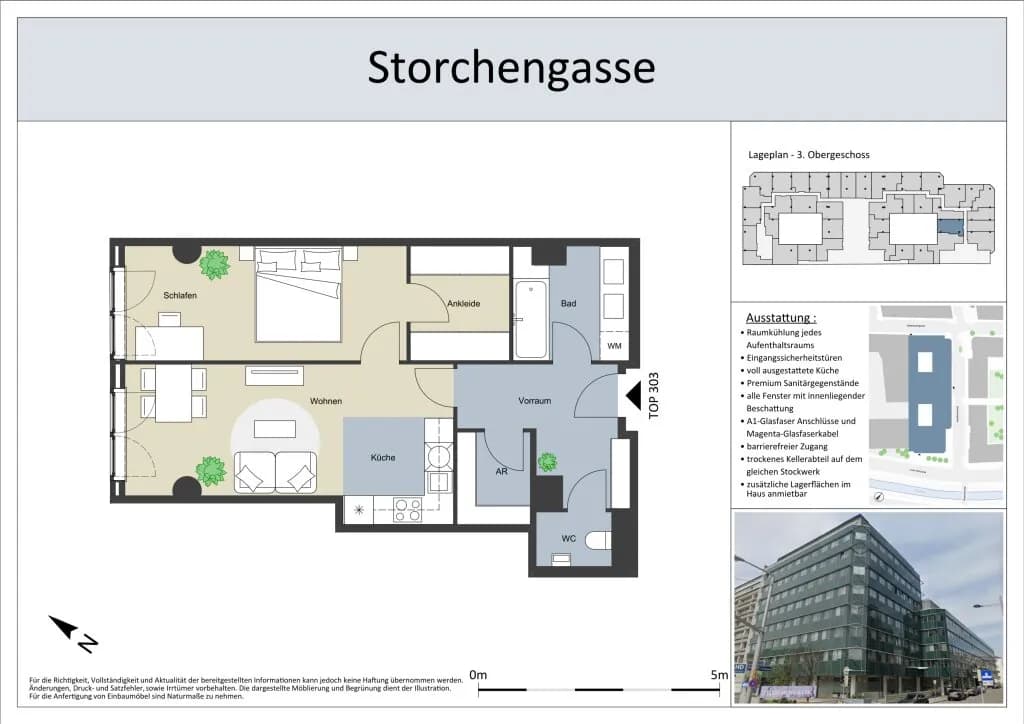 2-Zimmer-Wohnung mieten in Wien – 57 m², € 1.169 – Bild 13 von 13