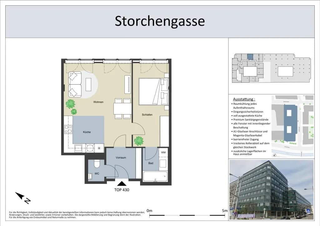 2-Zimmer-Wohnung mieten in Wien – 51 m², € 1.129 – Bild 13 von 13