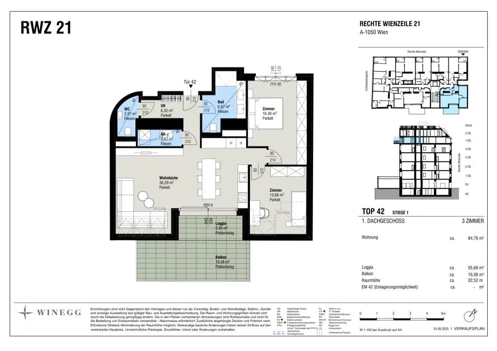 3-Zimmer-Wohnung kaufen in Wien – 84,76 m², € 1.180.000 – Bild 14 von 14
