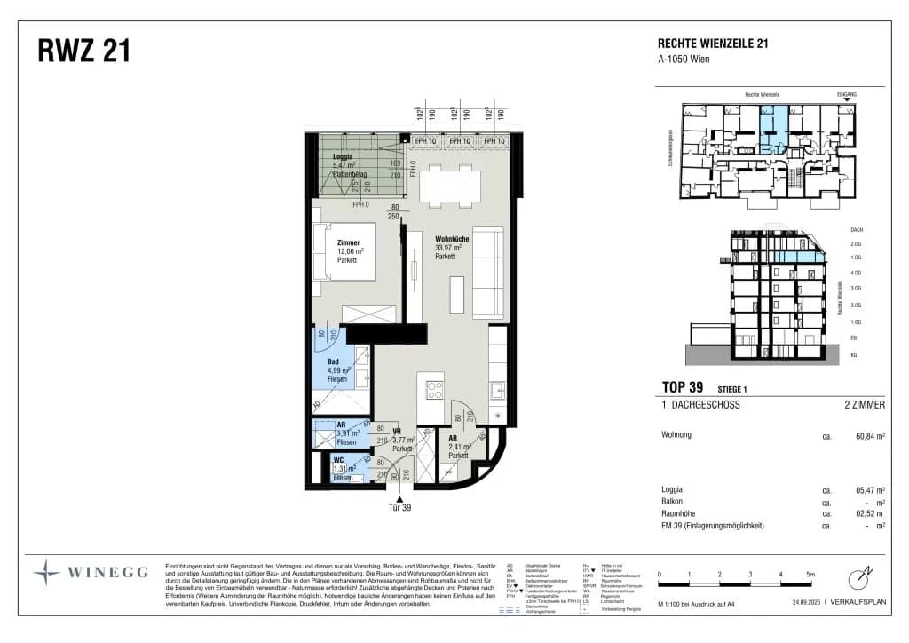 2-Zimmer-Wohnung kaufen in Wien – 60,84 m², € 990.000 – Bild 14 von 14