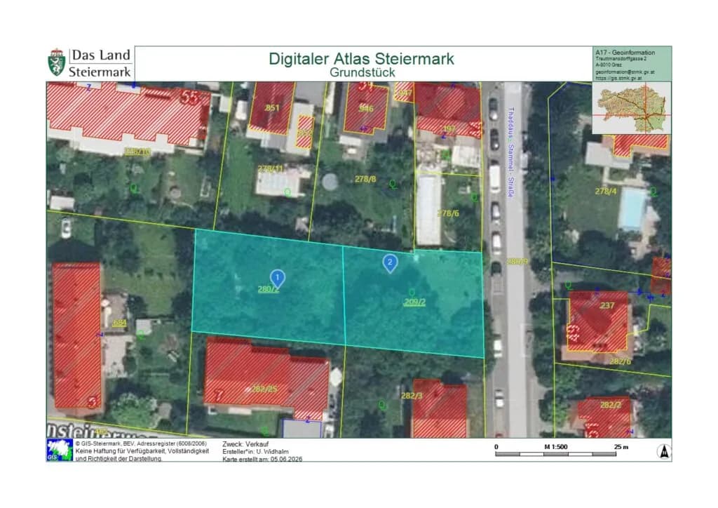 Grundstück kaufen in Graz – 598 m², € 303.000 – Bild 4 von 5