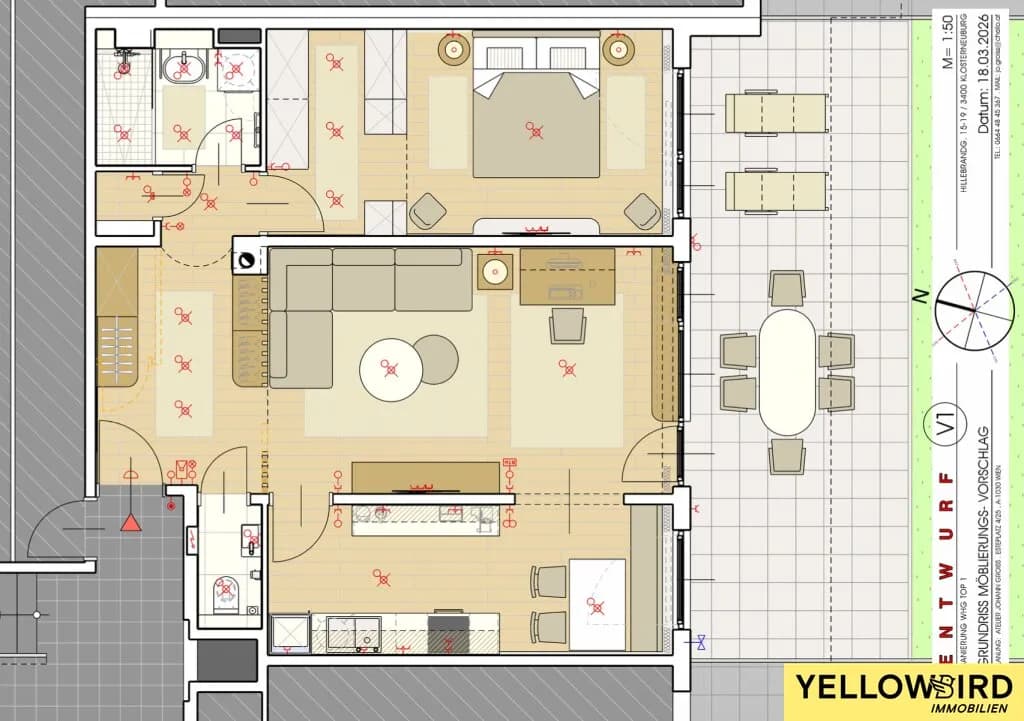 2-Zimmer-Wohnung mieten in Tulln – 66,33 m², € 1.645 – Bild 17 von 17