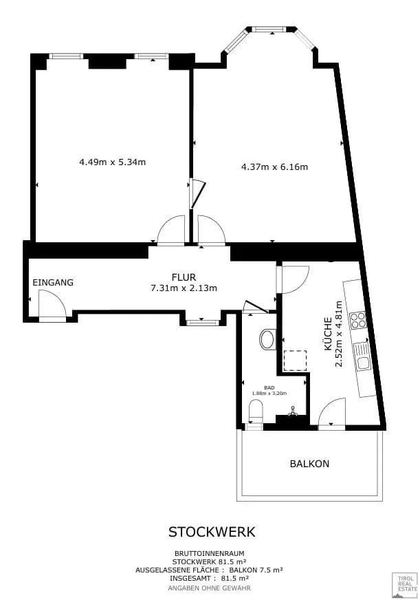2-Zimmer-Wohnung kaufen in Innsbruck – 70,25 m², € 595.000 – Bild 20 von 20