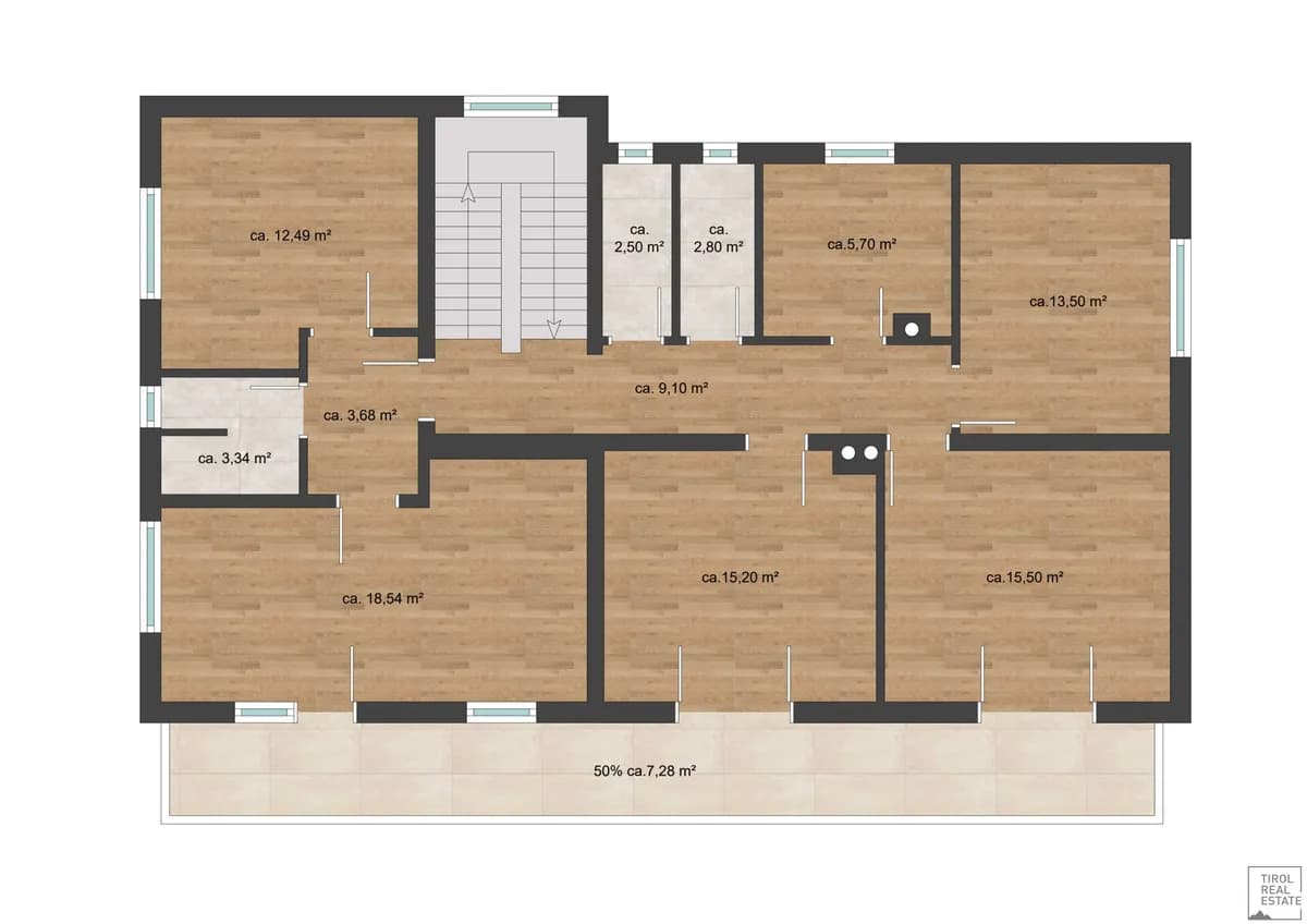 10-Zimmer-Gewerbeimmobilie kaufen in Kitzbühel – 221 m², € 1.690.000 – Bild 24 von 24