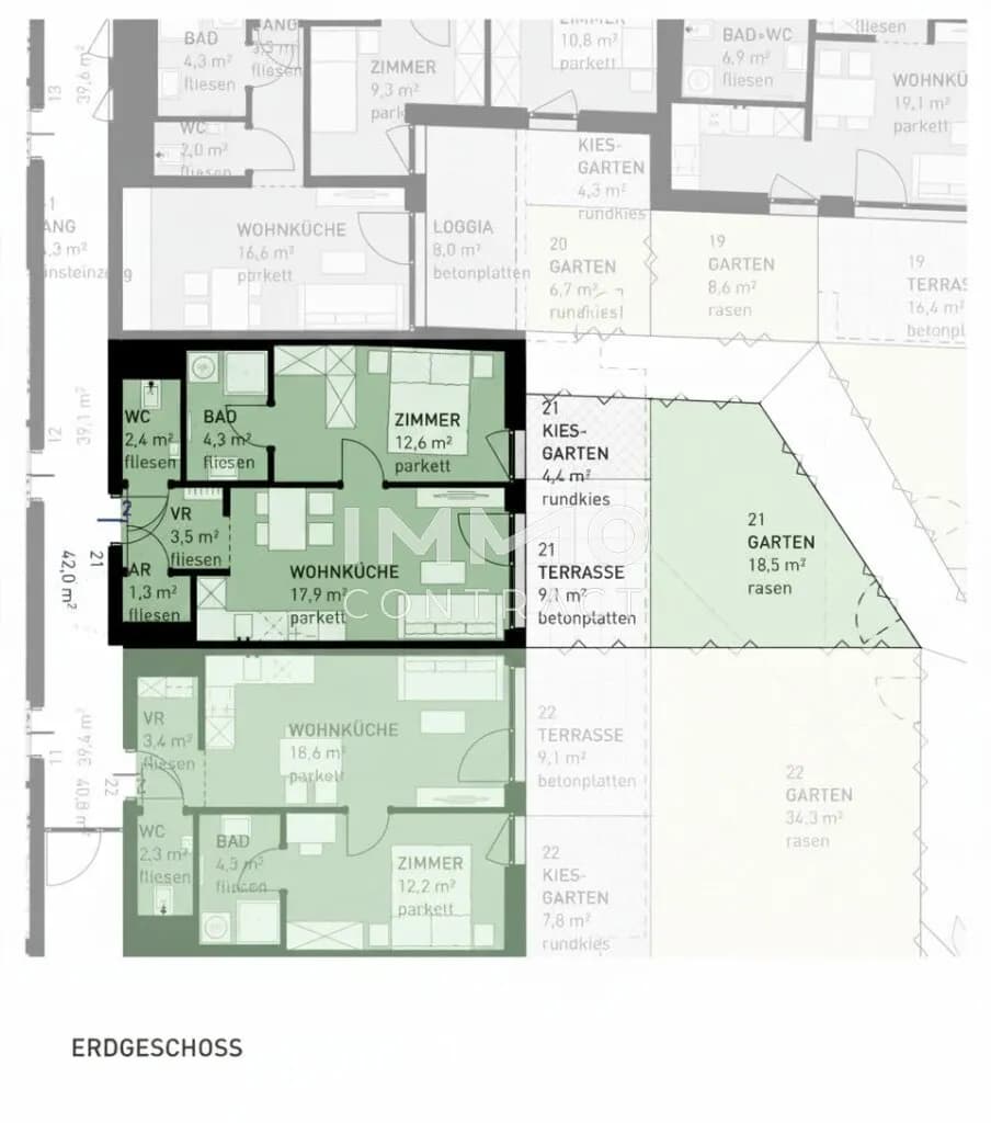 2-Zimmer-Wohnung kaufen in Wien – 42 m², € 281.500 – Bild 10 von 10