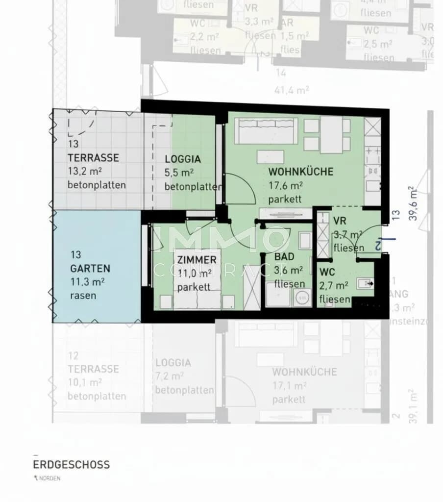2-Zimmer-Wohnung kaufen in Wien – 39,6 m², € 299.500 – Bild 10 von 10