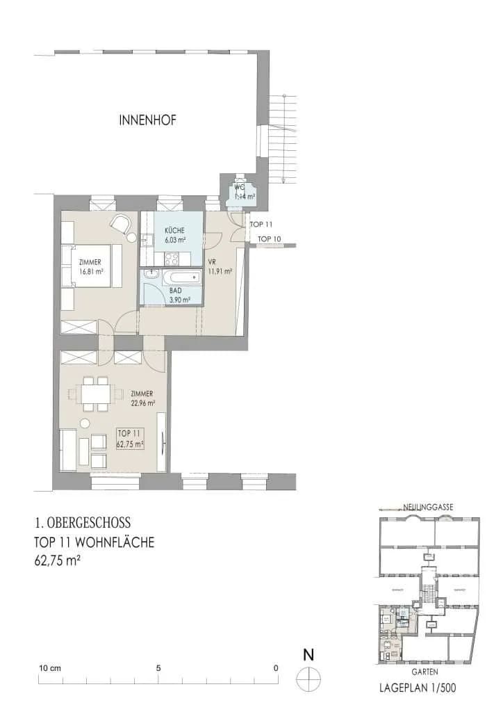 2-Zimmer-Wohnung kaufen in Wien – 62,75 m², € 469.000 – Bild 35 von 35