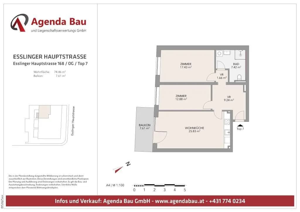 3-Zimmer-Wohnung kaufen in Wien – 74 m², € 399.610 – Bild 22 von 24