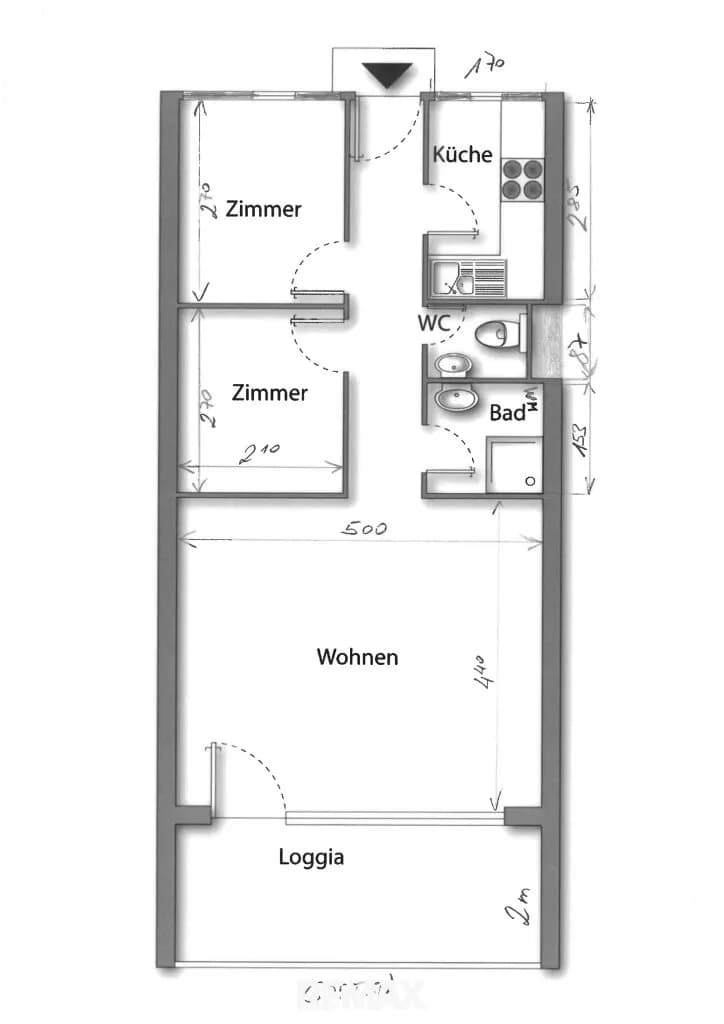 3-Zimmer-Wohnung mieten in Gmunden – 50 m², € 720 – Bild 11 von 11