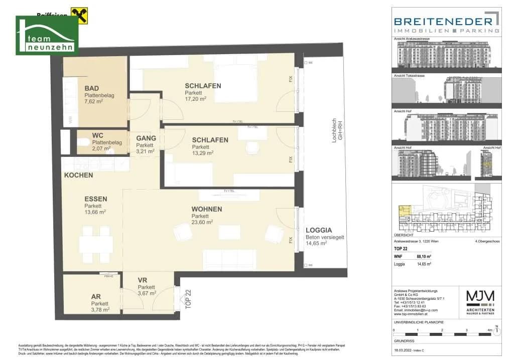3-Zimmer-Wohnung kaufen in Wien – 88,29 m², € 644.951 – Bild 32 von 32