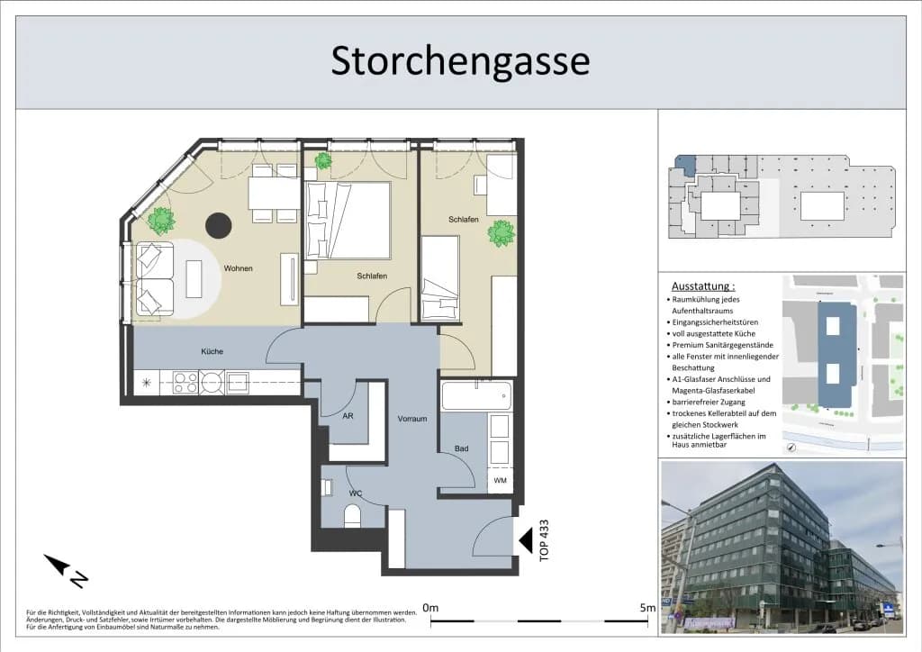 3-Zimmer-Wohnung mieten in Wien – 63 m², € 1.489 – Bild 14 von 14