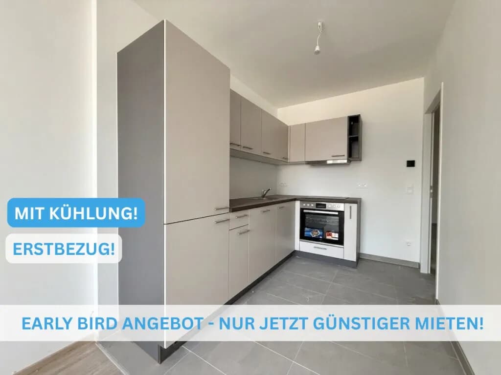 2-Zimmer-Wohnung mieten in Wien – 46 m², € 899