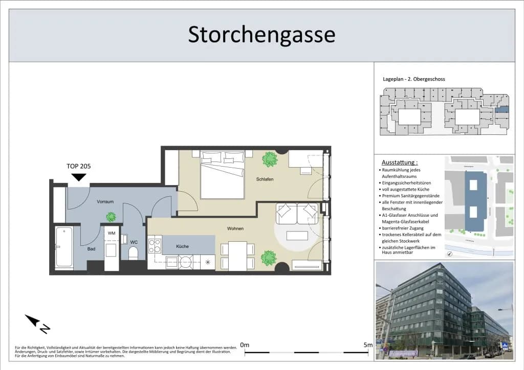 2-Zimmer-Wohnung mieten in Wien – 46 m², € 899 – Bild 13 von 13