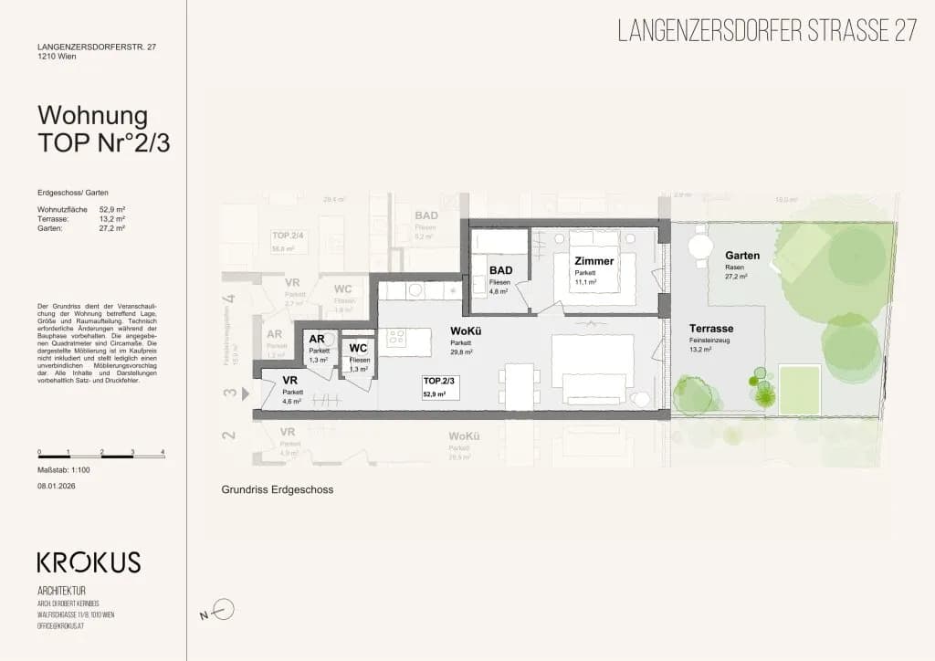 2-Zimmer-Wohnung kaufen in Wien – 52,9 m², € 360.000 – Bild 7 von 7