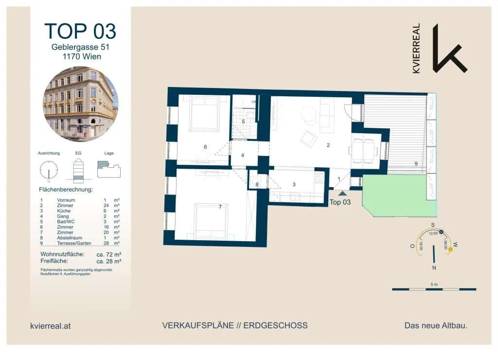 3-Zimmer-Wohnung kaufen in Wien – 72 m², € 495.000 – Bild 9 von 9