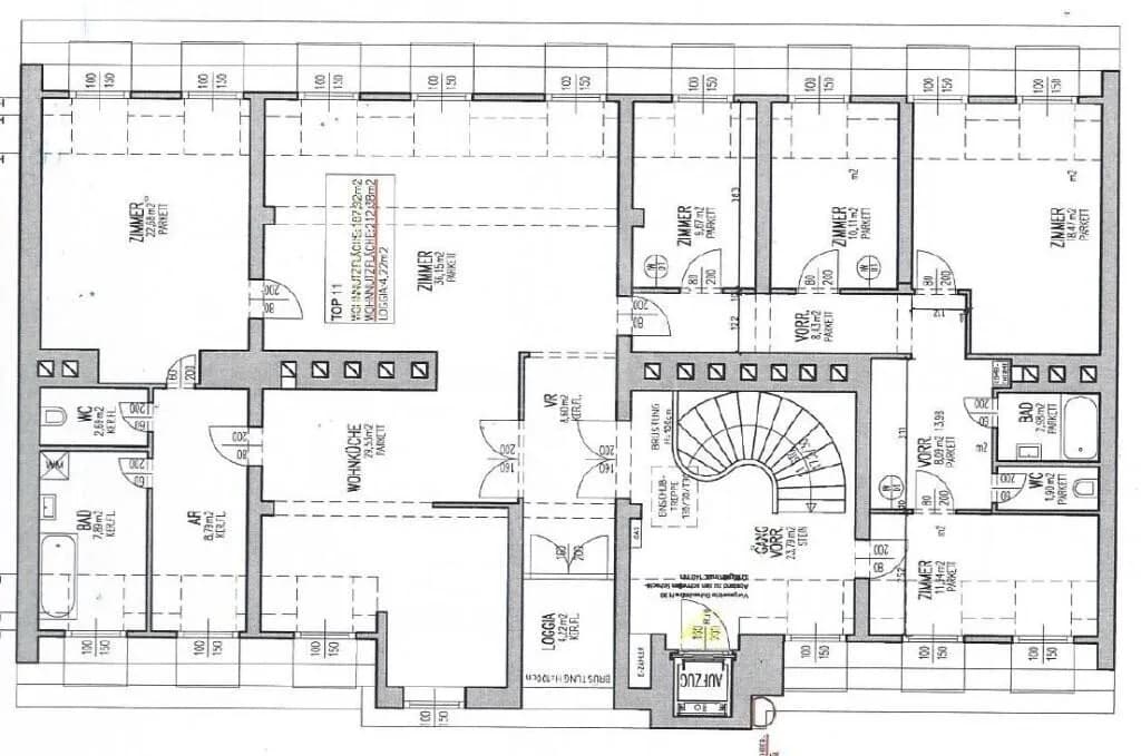 7-Zimmer-Wohnung mieten in Wien – 212,4 m², € 4.825 – Bild 20 von 20