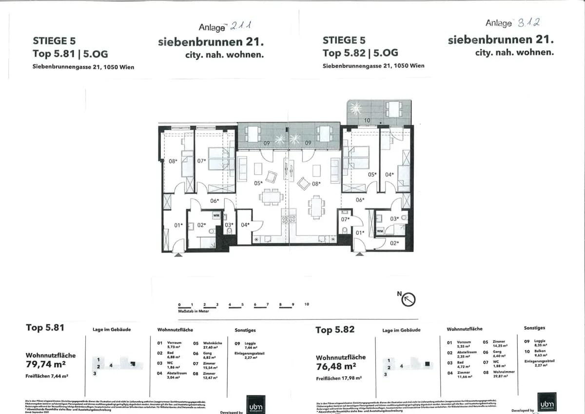 5-Zimmer-Wohnung mieten in Wien – 156,81 m², € 4.243 – Bild 45 von 45