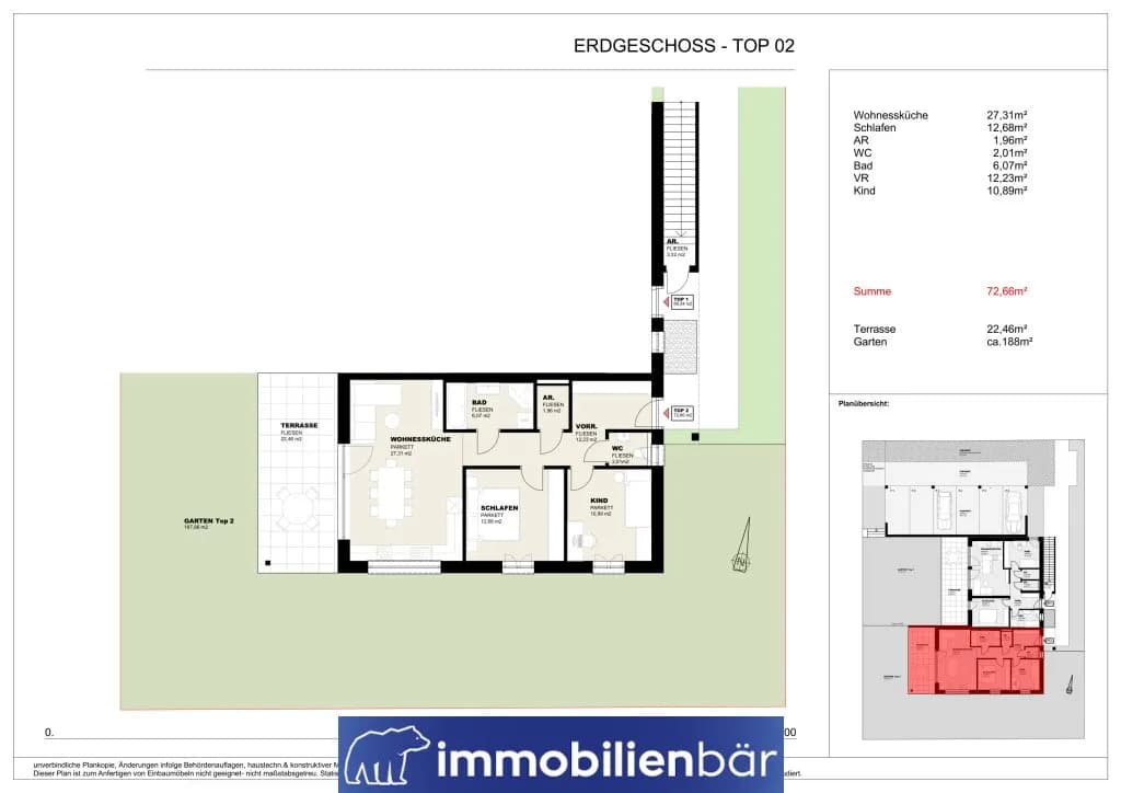 3-Zimmer-Wohnung kaufen in Grieskirchen – 72,66 m², € 329.000 – Bild 13 von 13