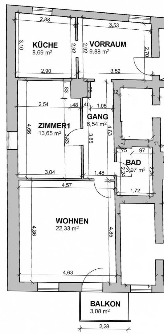 2-Zimmer-Wohnung mieten in Gmunden – 65 m², € 908 – Bild 9 von 9
