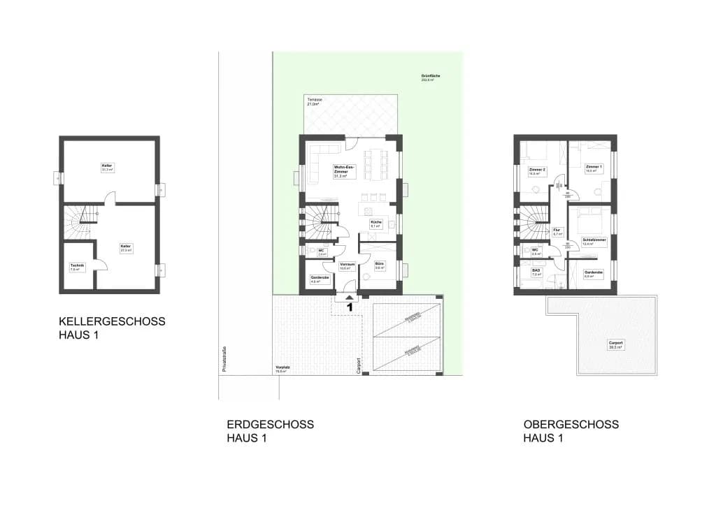 5-Zimmer-Haus kaufen in Gänserndorf – 131,9 m², € 630.000 – Bild 7 von 8