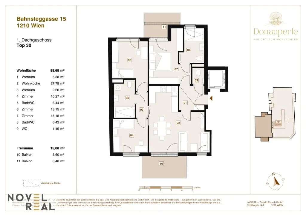 4-Zimmer-Wohnung kaufen in Wien – 95,45 m², € 712.000 – Bild 27 von 27